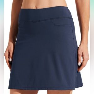 Willit  Skort Skirts Tennis Golf Skirt Athletic Skorts Running Size L